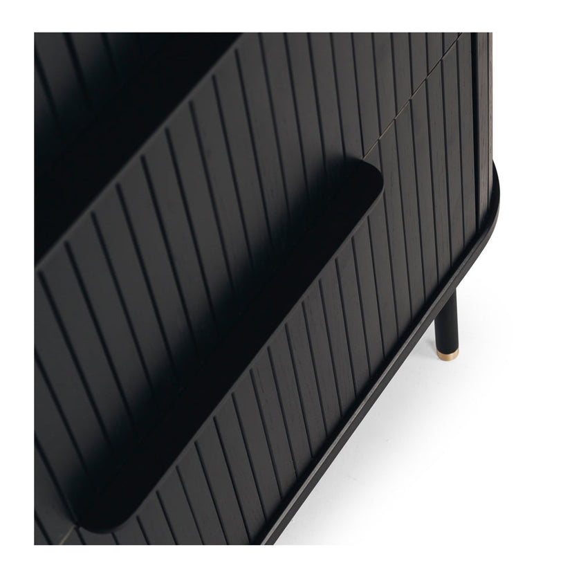Anders Tallboy 4 drawers (Black Oak)