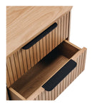 Anders Bedside 3drw (Natural Oak) (W57 D42 H67CM)