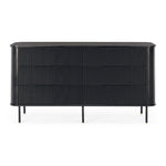 Anders Dresser 6 drawers (Black Oak) (W153 D46 H81CM)