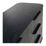 Anders Dresser 6 drawers (Black Oak) (W153 D46 H81CM)