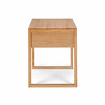 Avalon Natural Oak Side Table (Oak Top) (W50 D45 H55CM)