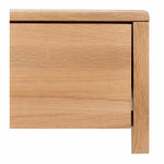 Avalon Natural Oak Side Table (Oak Top) (W50 D45 H55CM)