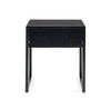 Avalon Black Oak Side Table (Black Oak Top) (W50 D45 H55CM)