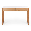 Avalon Natural Oak Desk (Marble Top) (W120 D50 H75CM)