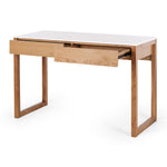 Avalon Natural Oak Desk (Marble Top) (W120 D50 H75CM)