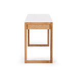 Avalon Natural Oak Desk (Marble Top) (W120 D50 H75CM)