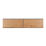Avalon Natural Oak Desk (Marble Top) (W120 D50 H75CM)