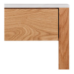 Avalon Natural Oak Desk (Marble Top) (W120 D50 H75CM)