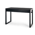Avalon Black Oak Desk (Oak Top) (W120 D50 H75CM)