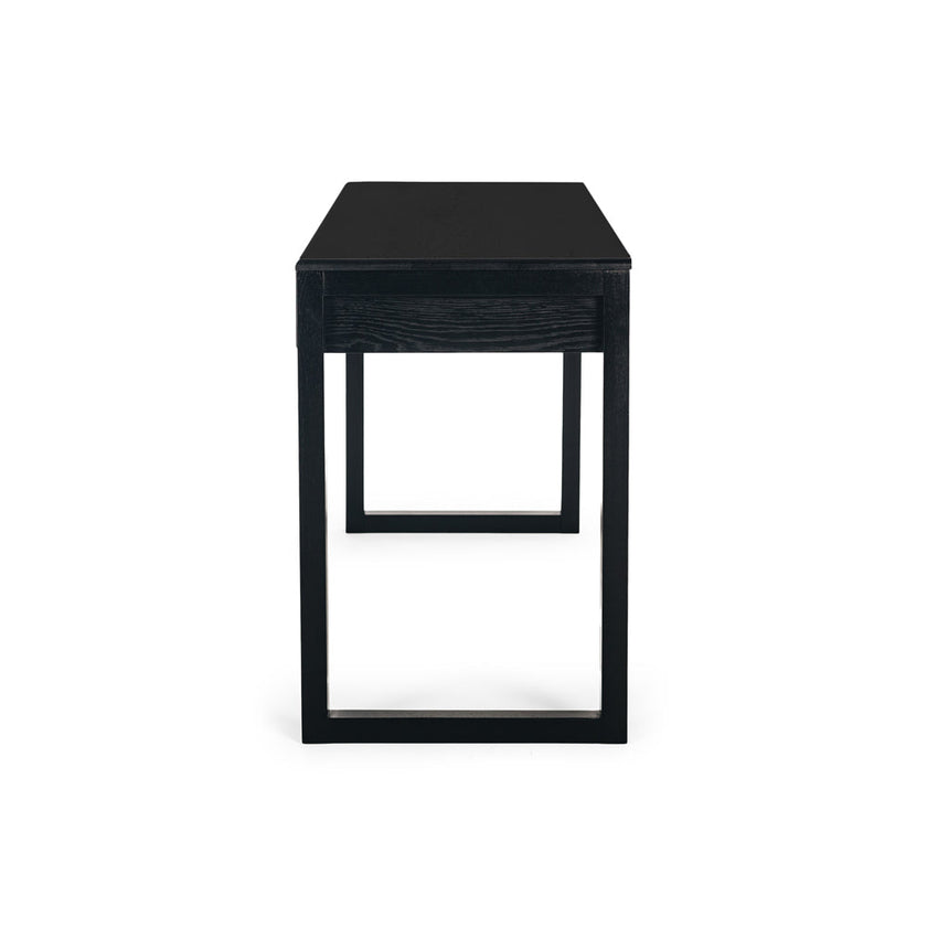 Avalon Black Oak Desk (Oak Top)