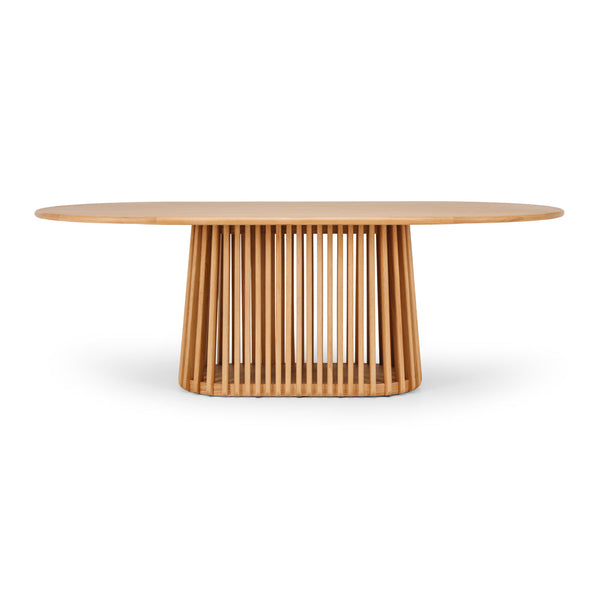 Bur Oak Dining Table 220 (L220 W110 H76CM)