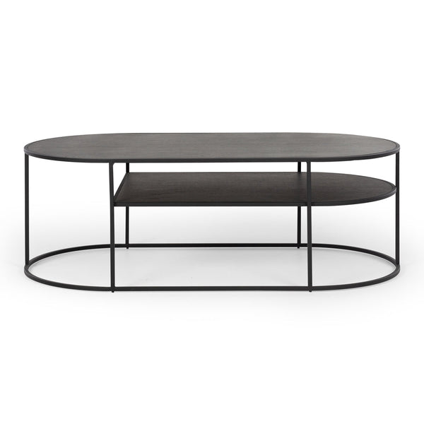 DECO Coffee Table Black Oak (L120 W60 H40CM)