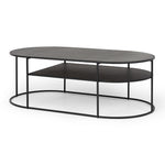 DECO Coffee Table Black Oak (L120 W60 H40CM)