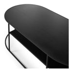 DECO Coffee Table Black Oak (L120 W60 H40CM)