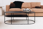 DECO Coffee Table Black Oak (L120 W60 H40CM)