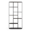 DECO Display/Bookcase Black Oak (D30 W90 H180CM)
