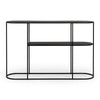 DECO Console Table Black Oak (L120 W30 H76CM)