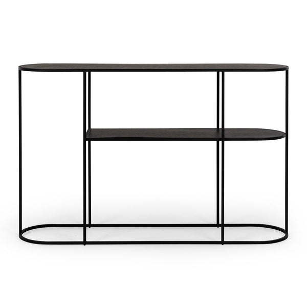 DECO Console Table Black Oak (L120 W30 H76CM)