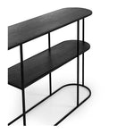 DECO Console Table Black Oak (L120 W30 H76CM)