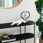 DECO Console Table Black Oak (L120 W30 H76CM)