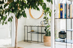 DECO Console Table Black Oak (L120 W30 H76CM)