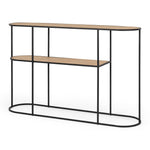 DECO Console Table Natural Oak (L120 W30 H76CM)