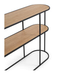 DECO Console Table Natural Oak (L120 W30 H76CM)