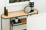 DECO Console Table Natural Oak (L120 W30 H76CM)