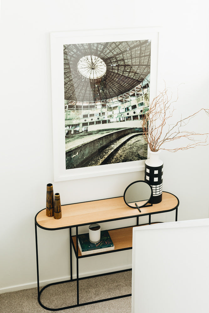DECO Console Table Natural Oak