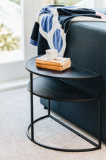 DECO End Table Black Oak (D30 W60 H45CM)