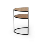 DECO End Table Natural Oak (D30 W60 H45CM)
