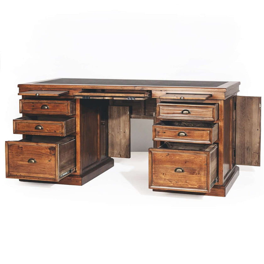Irish Coast Office 6 Drawer Desk