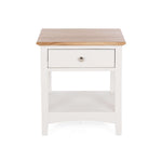 Jessica 1Drw Bedside OAK TOP (W44 D34 H59CM)