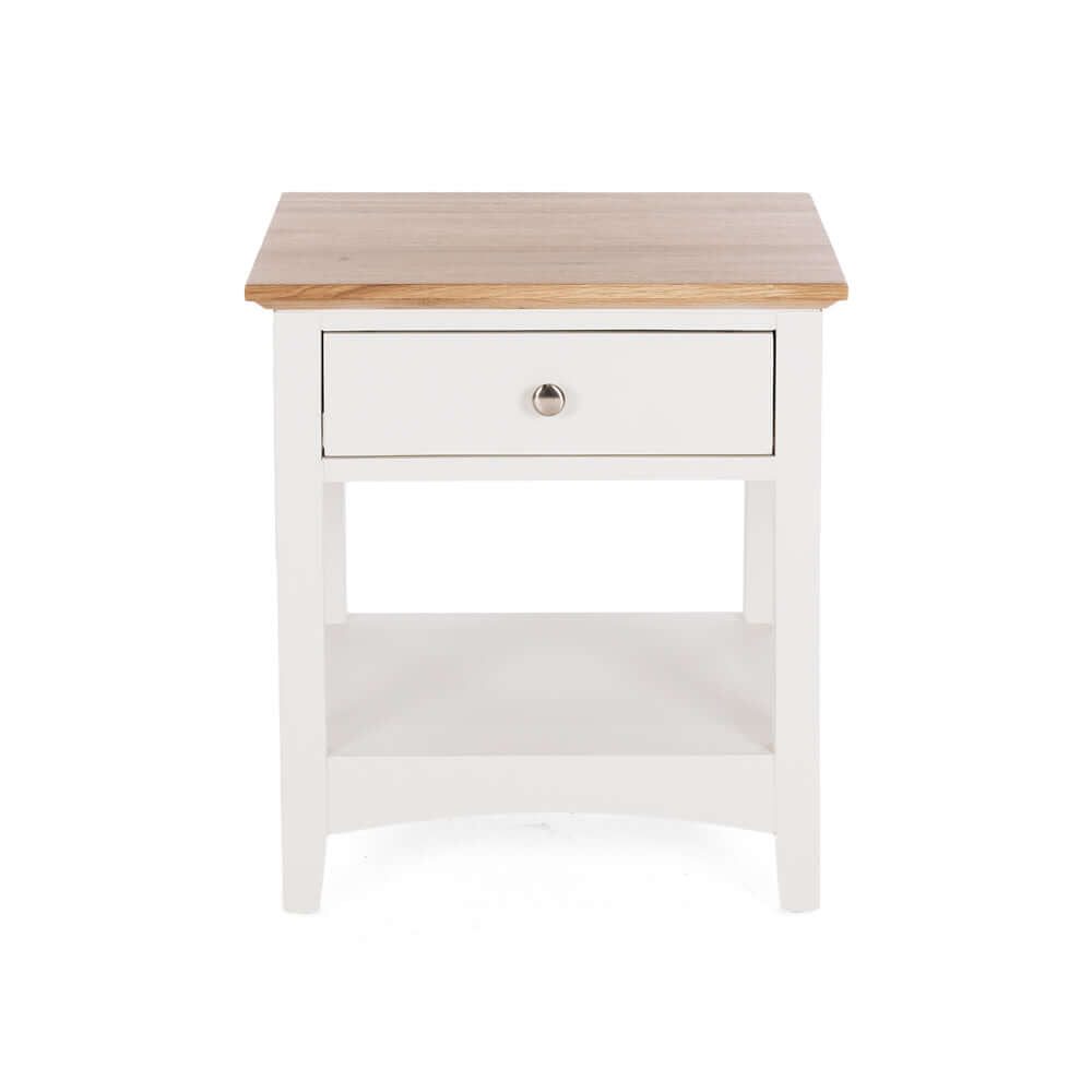 Jessica 1Drw Bedside OAK TOP (W44 D34 H59CM)