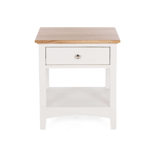 Jessica 1Drw Bedside OAK TOP (W44 D34 H59CM)