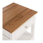 Jessica 1Drw Bedside OAK TOP (W44 D34 H59CM)