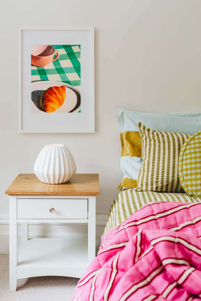 Jessica 1Drw Bedside OAK TOP