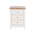 Jessica 3 Drw Bedside OAK TOP