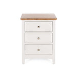 Jessica 3 Drw Bedside OAK TOP (L50 W45 H65CM)