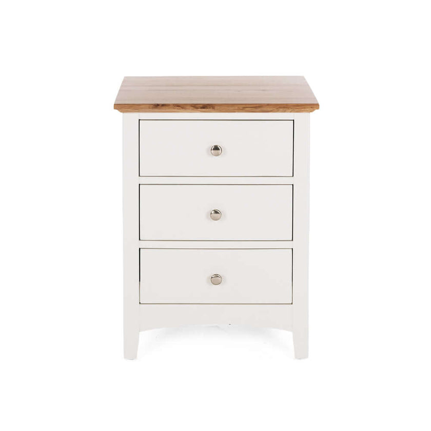 Jessica 3 Drw Bedside OAK TOP