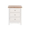Jessica 3 Drw Bedside OAK TOP (L50 W45 H65CM)