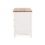 Jessica 3 Drw Bedside OAK TOP (L50 W45 H65CM)