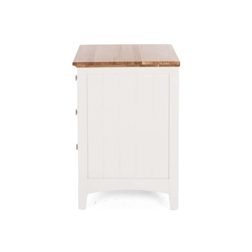 Jessica 3 Drw Bedside OAK TOP