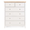 Jessica 6 Drw Chest OAK TOP