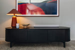 Kontur TV Stand (Black Oak)