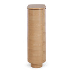 Akita Natural Oak Bar Cabinet (Oak Top) (W90 D35 H110CM)