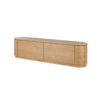 Akita Natural Oak Tv Stand (Oak Top) (L180 D35 H45CM)