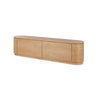 Akita Natural Oak Tv Stand (Oak Top) (L180 D35 H45CM)