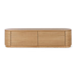 Akita Natural Oak Tv Stand (Oak Top) (L180 D35 H45CM)