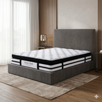 Picton Bed with Dream Plush Mattress- King